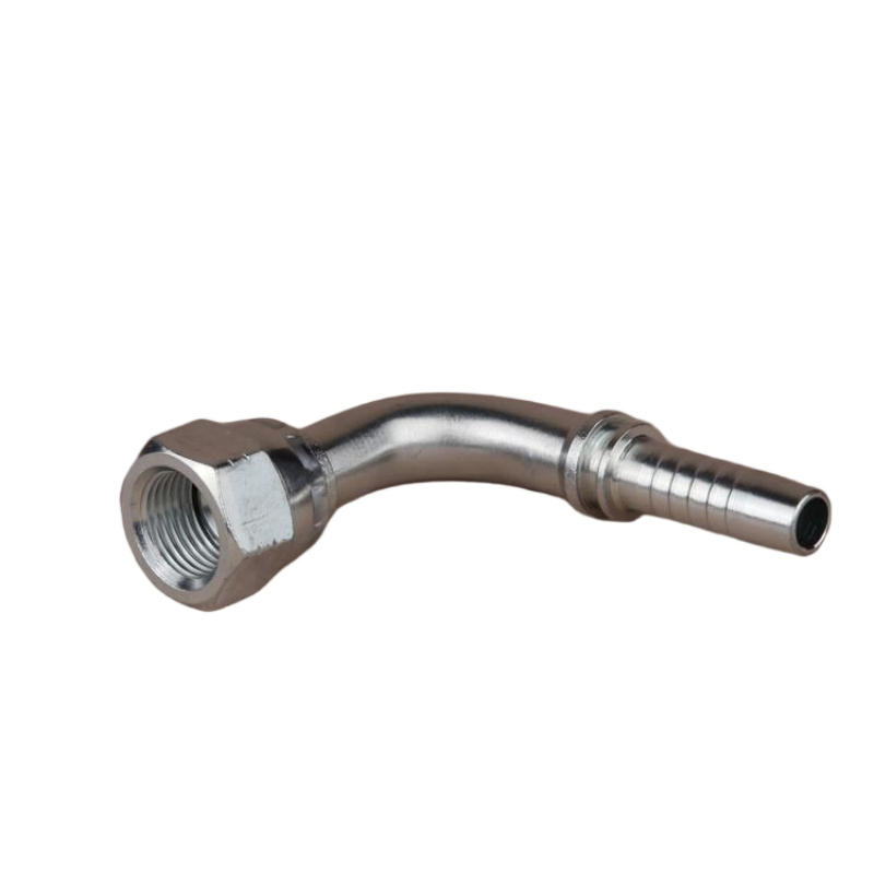 Угловой фитинг SAE 90° женский, конусное седло