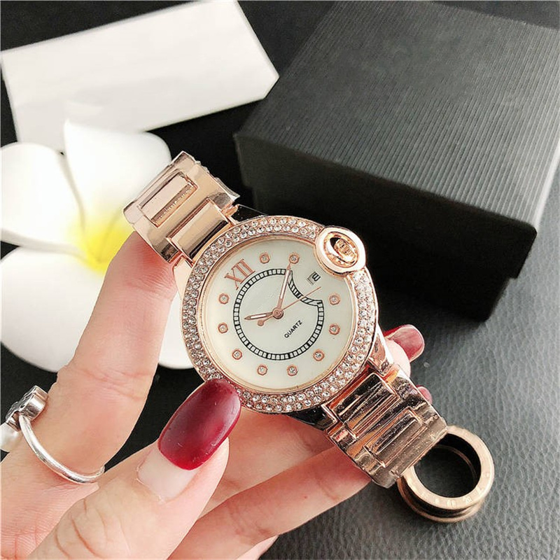 Chronograph Wristwatch Top Brand Men Quartz Watch Fashion Sports Watches Alloy Strap Watch Boxes Cases Relogio Masculino