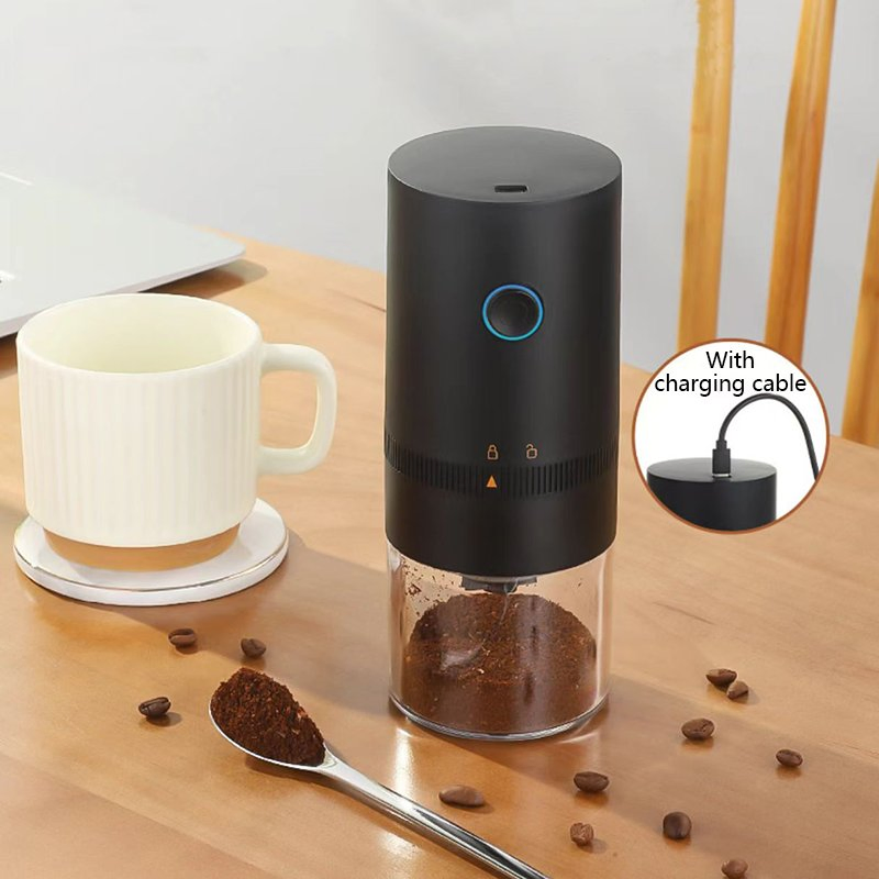 USB Rechargeable Beans Spice Mill Mini Portable Electric Coffee Grinder