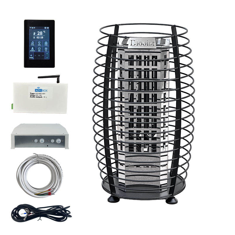 Электрическая печь для сауны Diooist 9-15 кВт с Wi-Fi