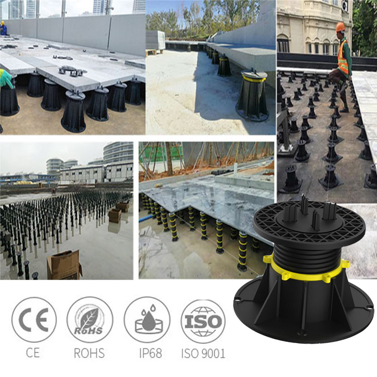 Flooring Accessories Best Selling Self-Leveling Adjustable Paver Plastic Pedestal Support