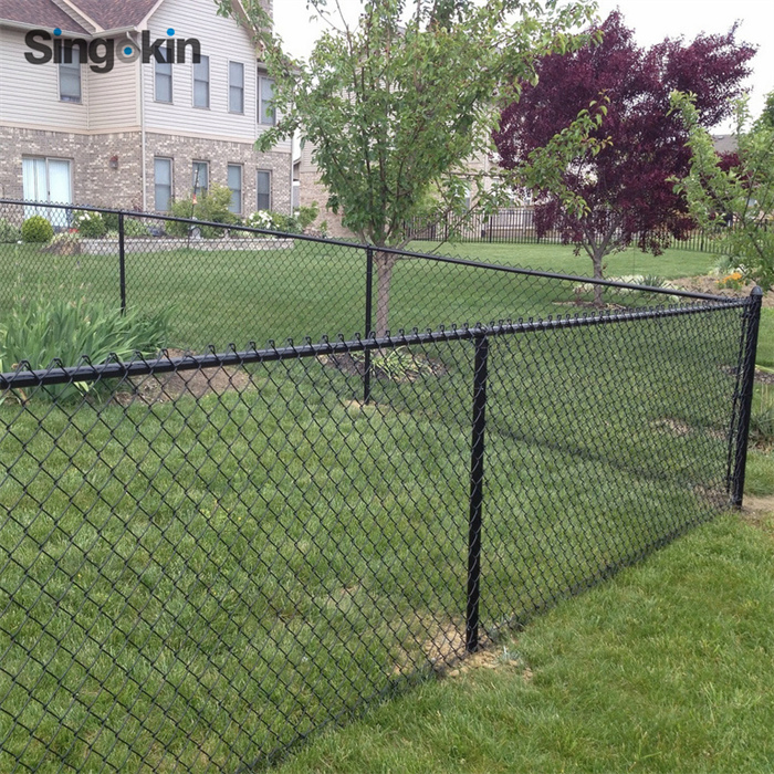 Diamond Cyclone Wire Fence Galvanized Chain Link Fence for Tennis