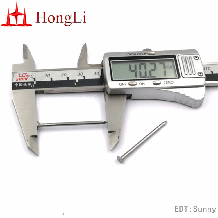 1-1/2" X 14G UK Bright Flat Head Steel Nails Bright Countersunk Head Steel Nails Pregos 1kg Common Steel Nails