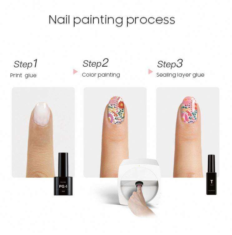 3D Digital DIY Nail Art Beauty Polish Printer Painting Printing Machine