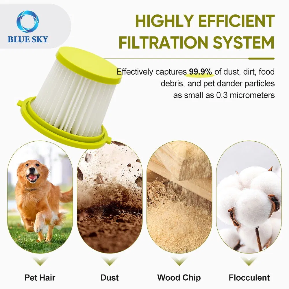 HEPA Filters Compatible with Ryobi 18V One+ Hand Vacuum Cleaners Pcl704 Pcl705 Pcl700 Series Hart 20-Volt Hand Vacuum Hphv34