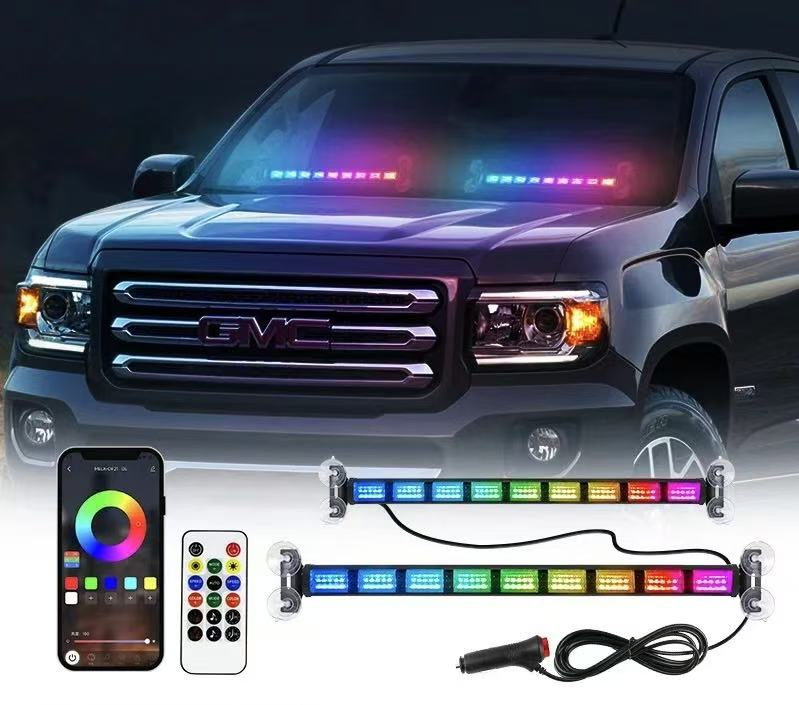 Многофункциональная световая балка 2-в-1 с RGB-подсветкой и стробоскопом
