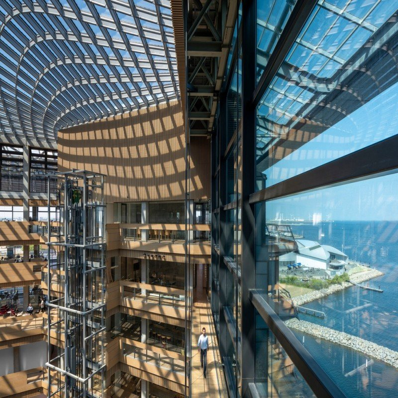 Wood Grain Aluminum Alloy Square Tube Profile Ceiling Decorative Grille