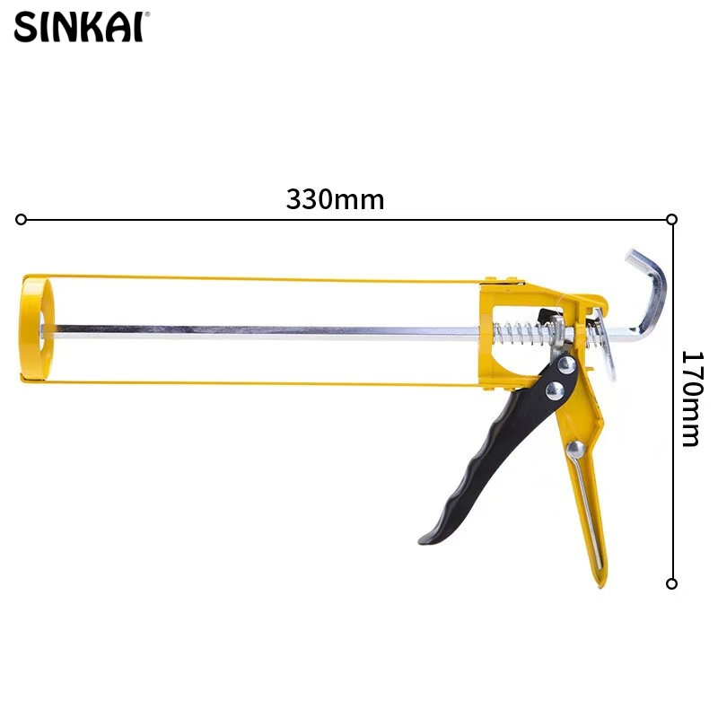 OEM Labor-Saving Manual Smooth Rod Plunger Hand Sealant Gun for Glass Glue and Silicone Caulking