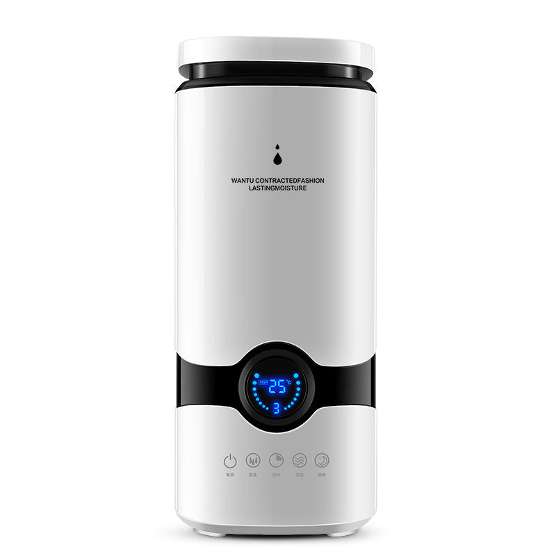 Home Ultrasonic Humidifier LCD Screen Display Essential Oil Diffuser Intelligent Remote Control Air Purifying Humidifier