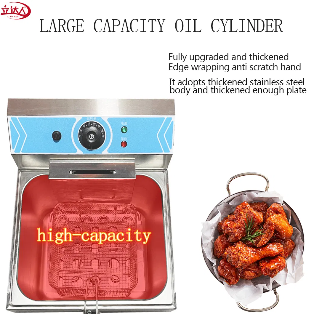 Cheap Price Commercial Double Tank Gas Deep Fryer (11L× 2)
