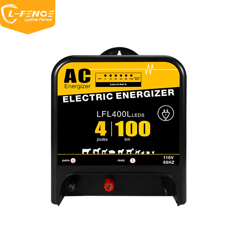 Electric Portable Farm Fence Controller Energizer with AC Power