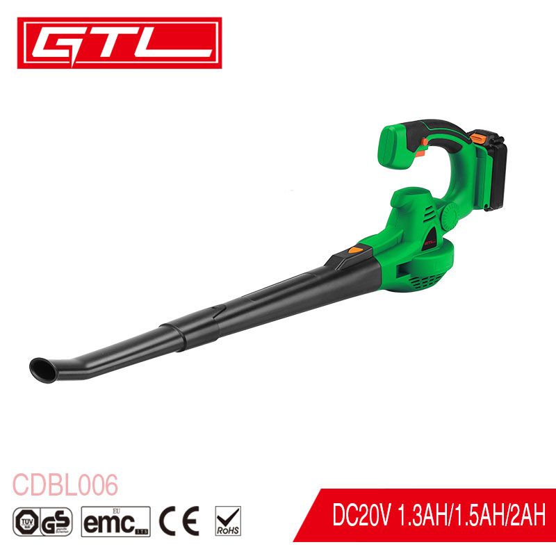 20V Lithium Household Electric Air Blower Cordless Leaf Blower with Copper Motor and Variable Speed (CDBL006)