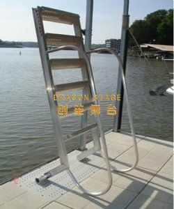 Wholesale Price 5 Meter Marine Boat Aluminium Step Ladder