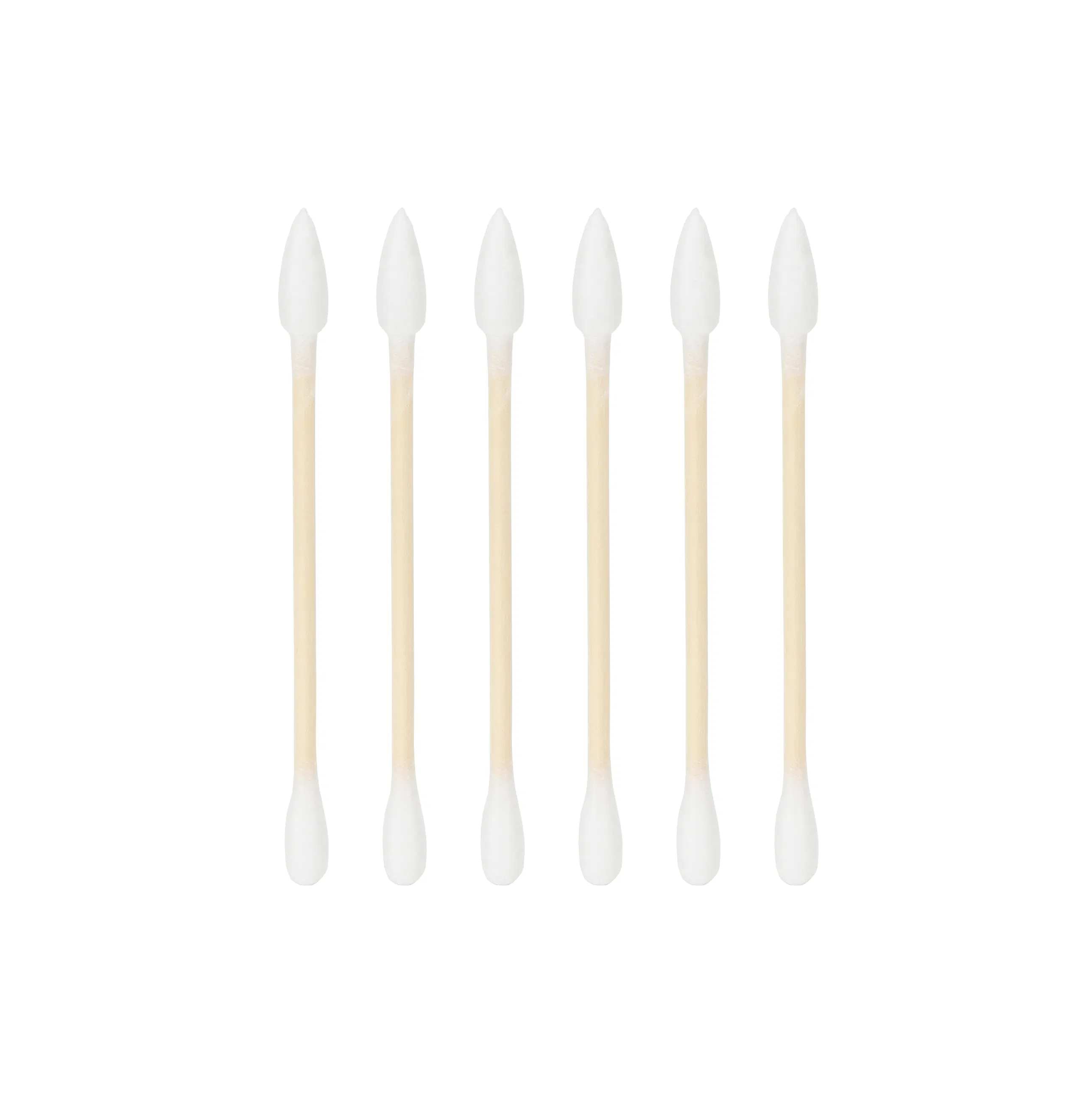 300CT Cotton Swabs with Strong Bamboo Sticks Biodegradable Cotton Buds