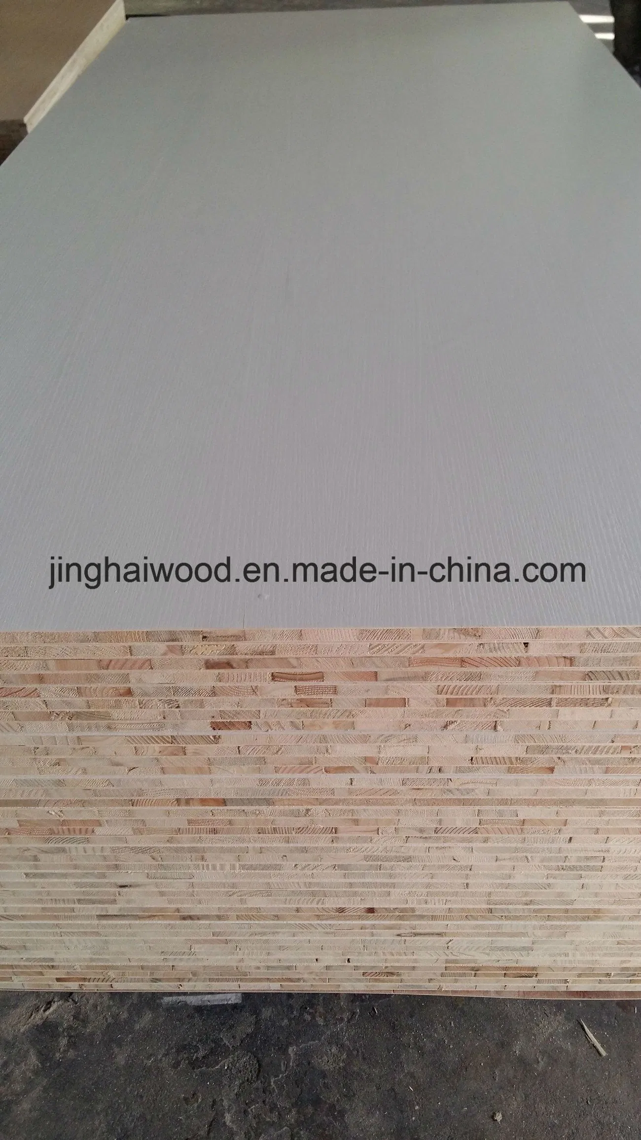Pure White Color Melamine Blockboard in 16mm From Factory
