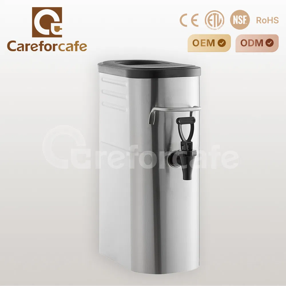 7.5L 2gal Drink Coffee Soy Milk Water Coffee Stainless Steel Server Commercial Ice Tea Dispensers