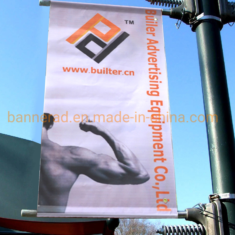 Banner Arm Outdoor Street Light Pole Advertising