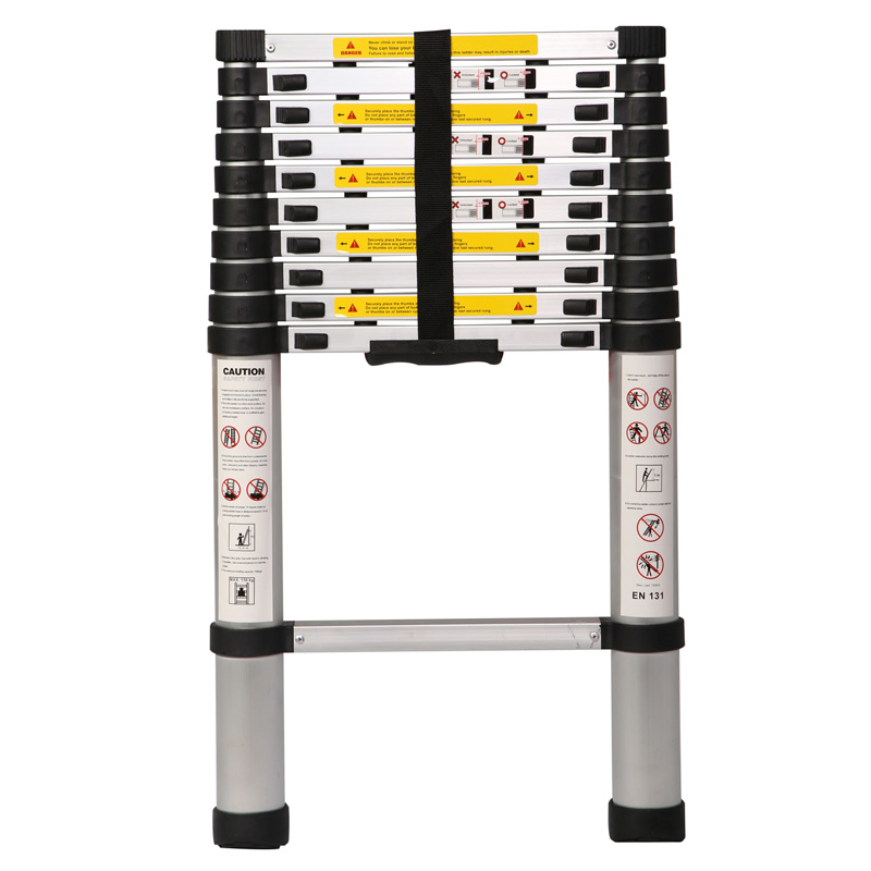 3.8m Telescopic Extension Ladder with En131-6 Certificate