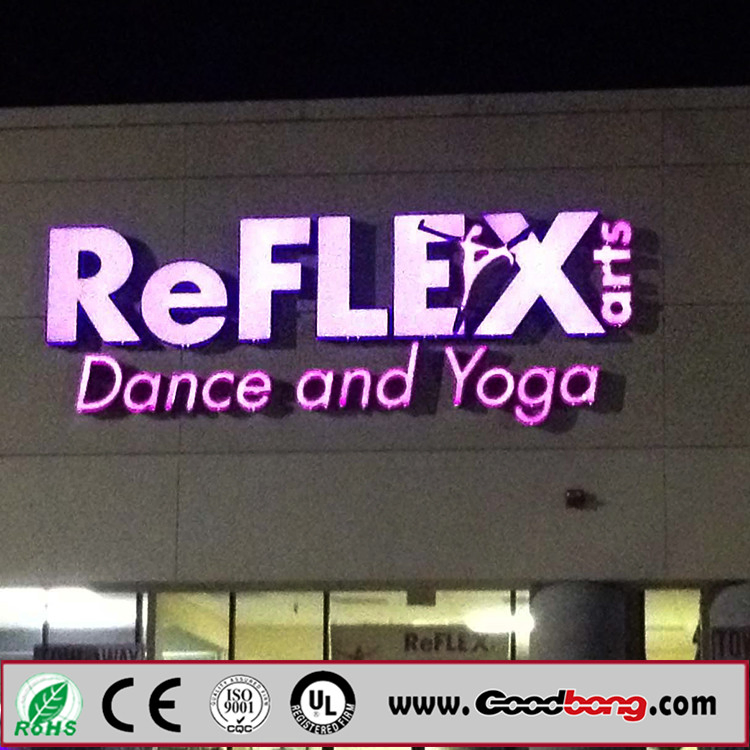 Custom 3D Vacuum Formed Acrylic Face Lighted LED Channel Letters