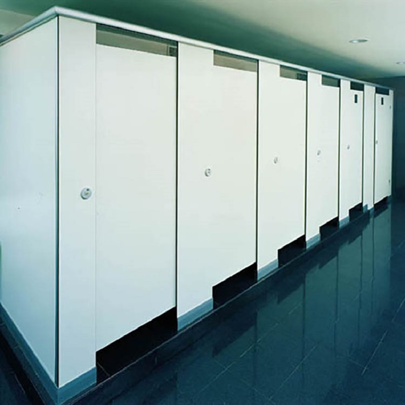 Public Area Toilet Partition Cubicle Separated Toilet System HPL Sanitary