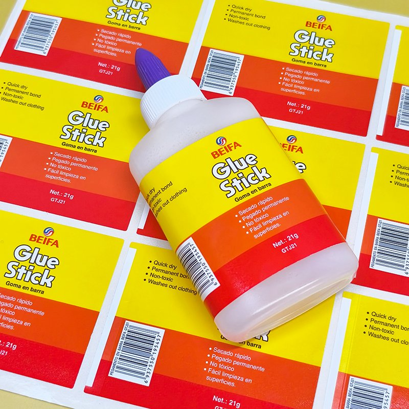 Customized Transparent Stationery Label Sticker for Bottle Packaging