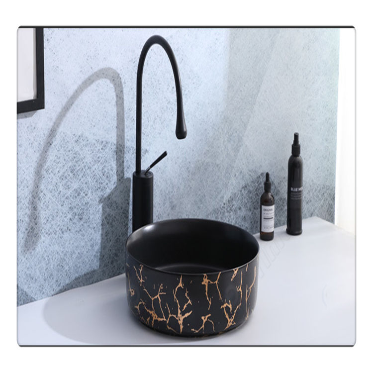 Ceramic Black Pedicure Sink Ceramic Bowls Moroccan Sink