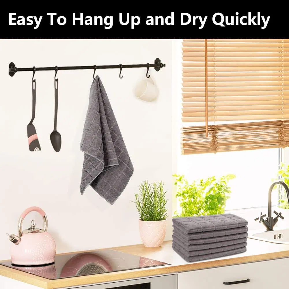 Soft and Super Absorbent Microfiber Dish Towels Microfiber Cleaning Cloth Microfiber Drying Towel