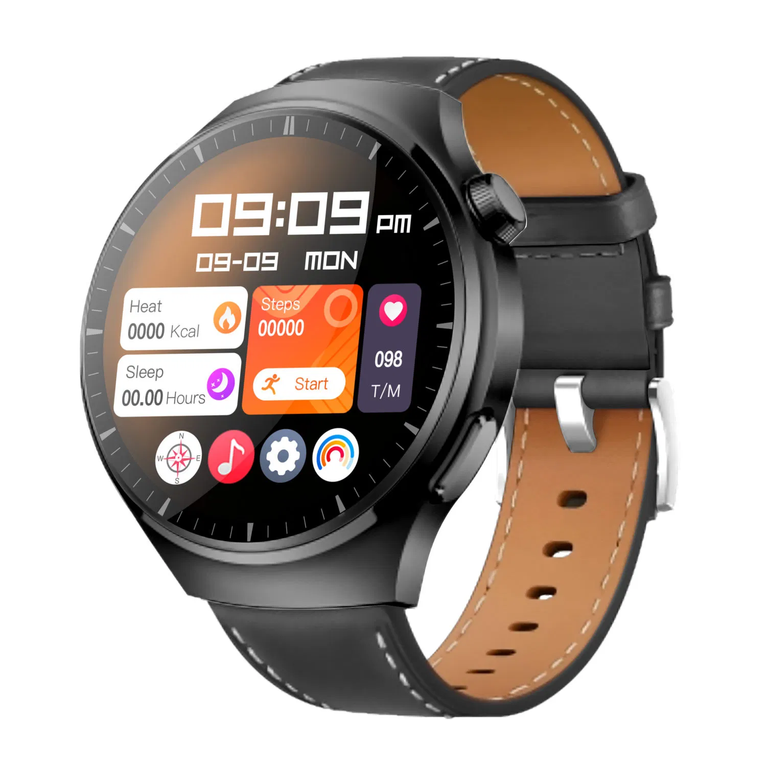 2024 S20max Factory Price Large Screen IP67 Waterproof NFC Function Health Monitor Smart Watch for Sport