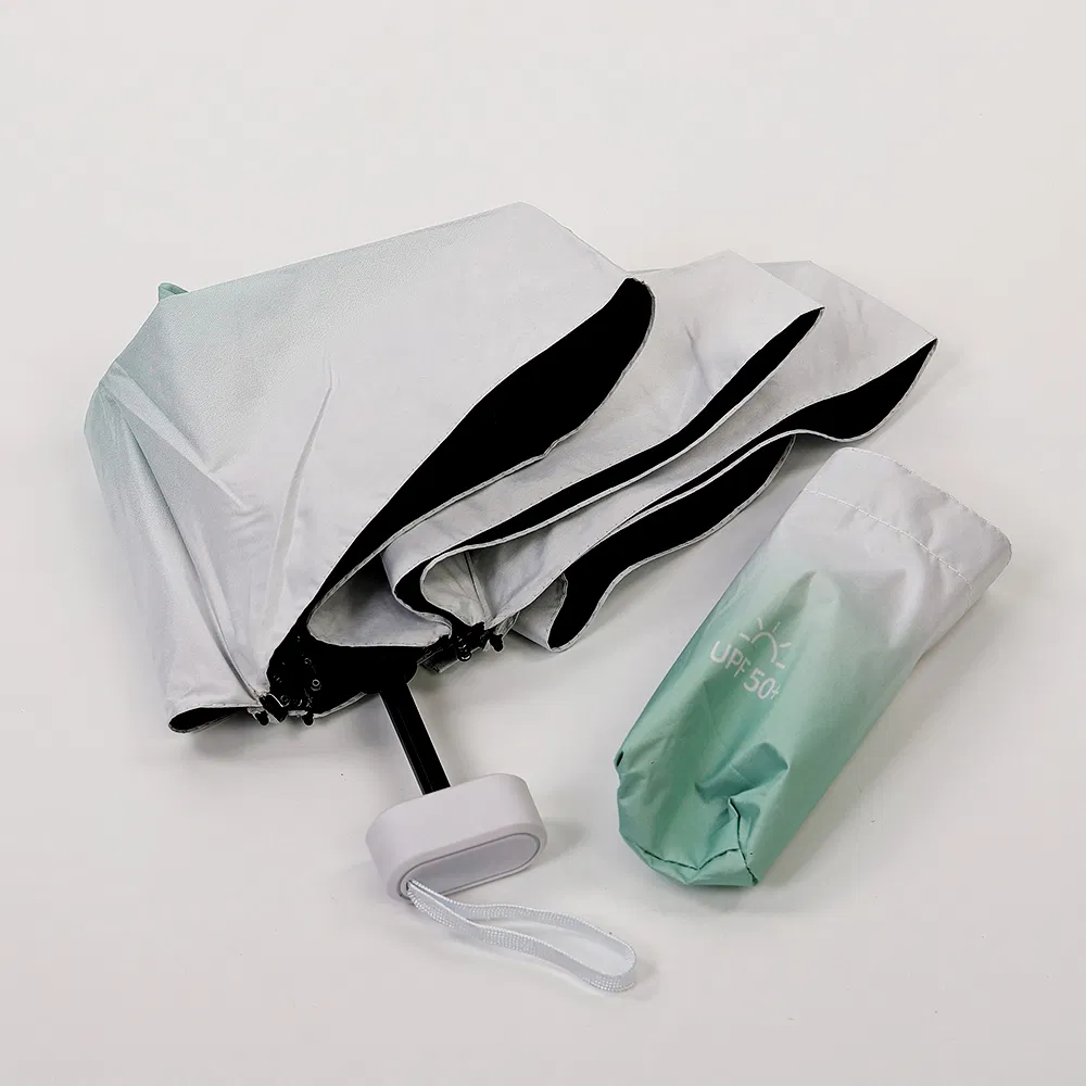 Складной зонт женский 5 сложений с защитой от УФ