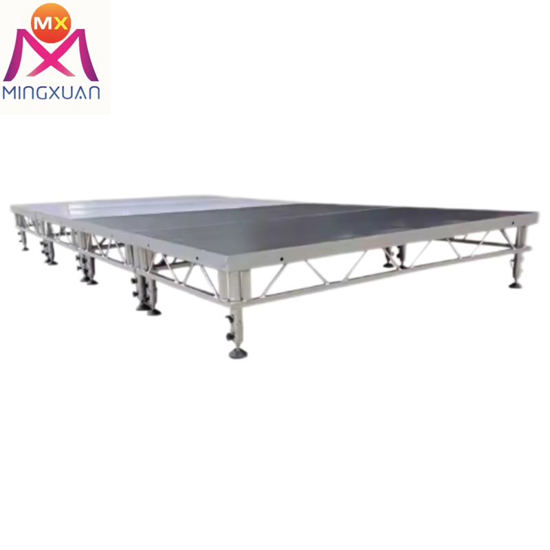 Aluminum Stage Portable Stage Platform Easy Install Outdoor Sports Entertainment Concerts