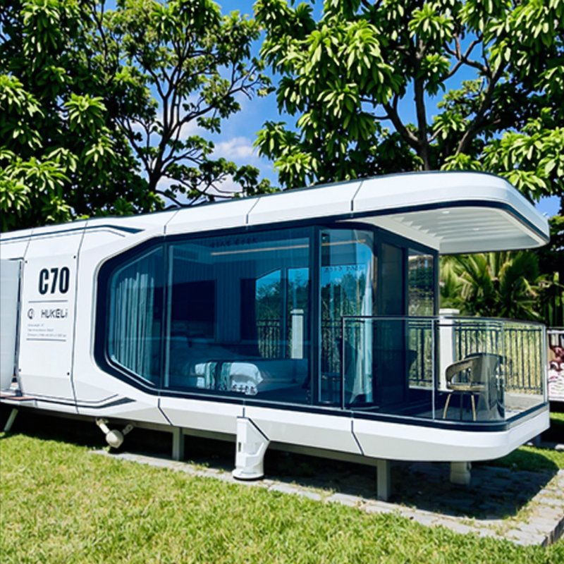 Quick Install Prefabricated Capsule House Units Modern Design for Space-Saving Use in Warehouses Villas Hotels Apartments
