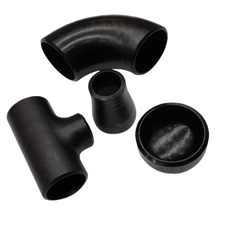 Custom Galvanized 4 Inch Butt Weld Black Carbon/ Stainless Steel Sch40 Sch80 Forged Equal/Reducing /Thread/Cross Tee Seamless Pipe Fitting