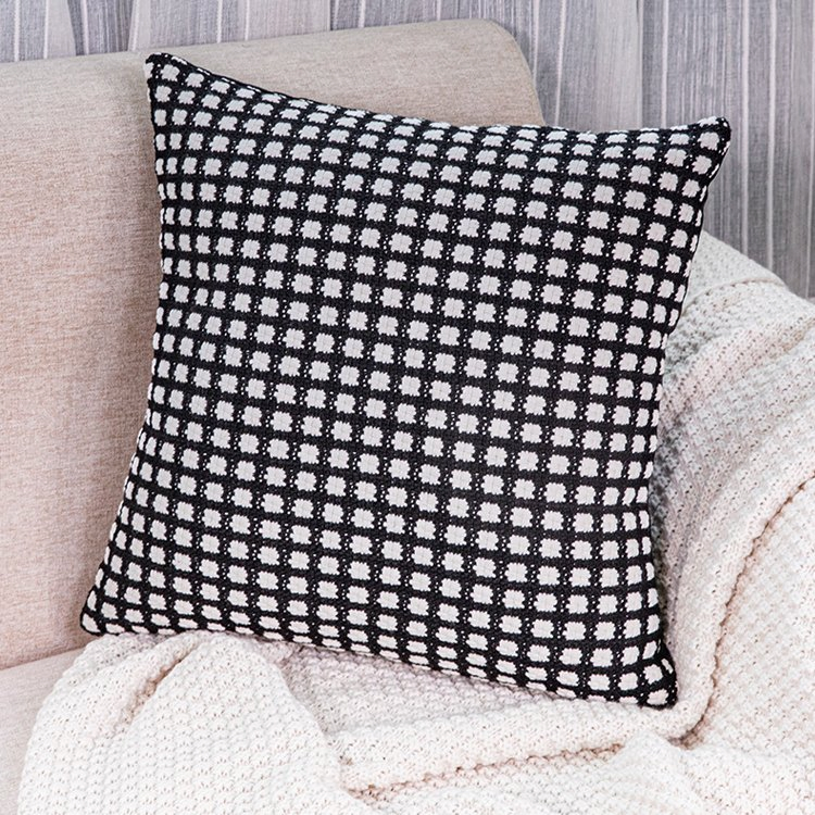 Embroidered Throw Pillow Cover Boho Woven Tassel Pillow Case Cotton Woven Cushion Cover