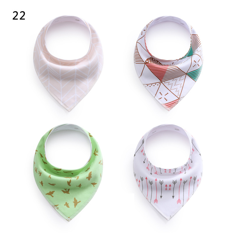 0148 Custom 100% Cotton Triangle Baby Bib