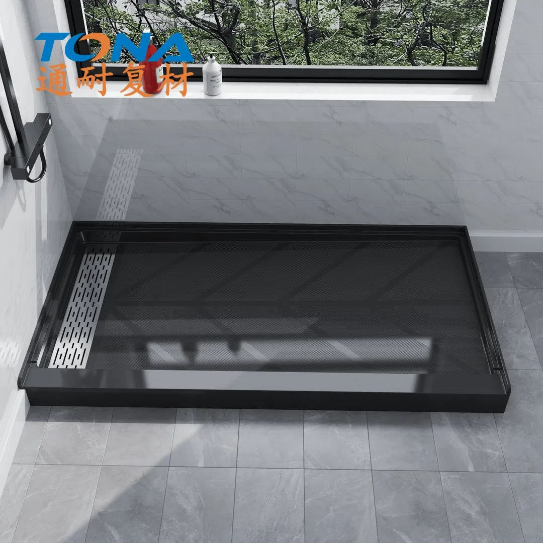 Custom Size FRP Shower Tray Made of SMC Material for Modern Bathroom Spaces