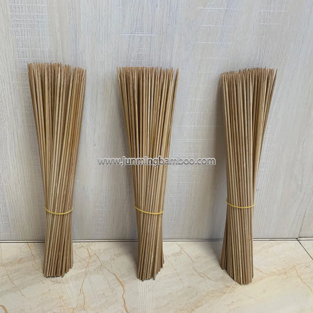 Wholesale Disposable BBQ Skewer Bamboo Flower Sticks Bamboo Stick Bamboo Skewer for Flower and Plant Support