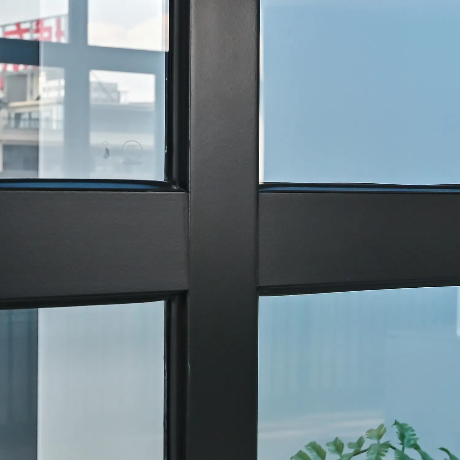 High-Performance Thermal Insulation Energy Saving Tempered Glass Frosted Privacy Design Modern Home Fix Window High Quality Aluminum Widnow Frames