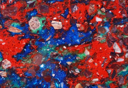 China Building Material 20mm 30mm Red Artificial Crystal Stones Quartz Stone Slab Kitchen Countertop