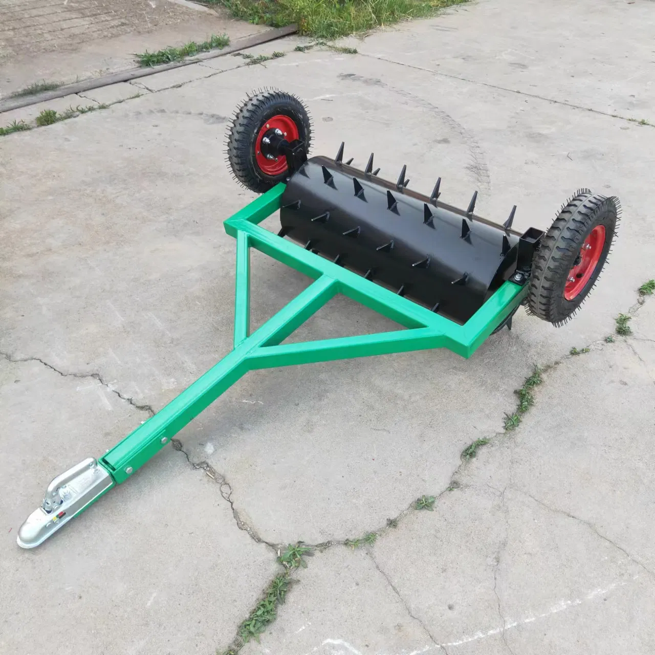 Lawn Spike Aerator Tow Behind Aerator with Wheels