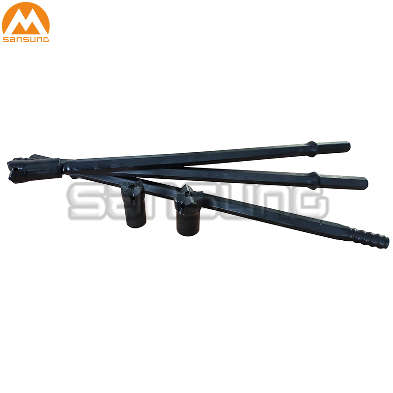 R25 Thread Shank End Rod for Borehole Mining