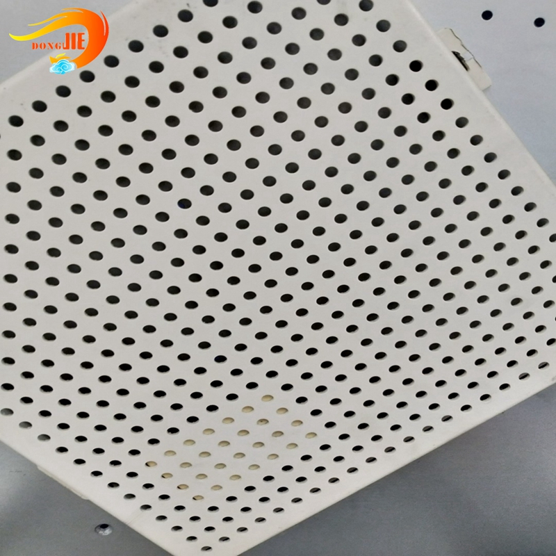 Outdoor Aluminium Perforated Corrugated Facade Metal Panels for Curtain Wall