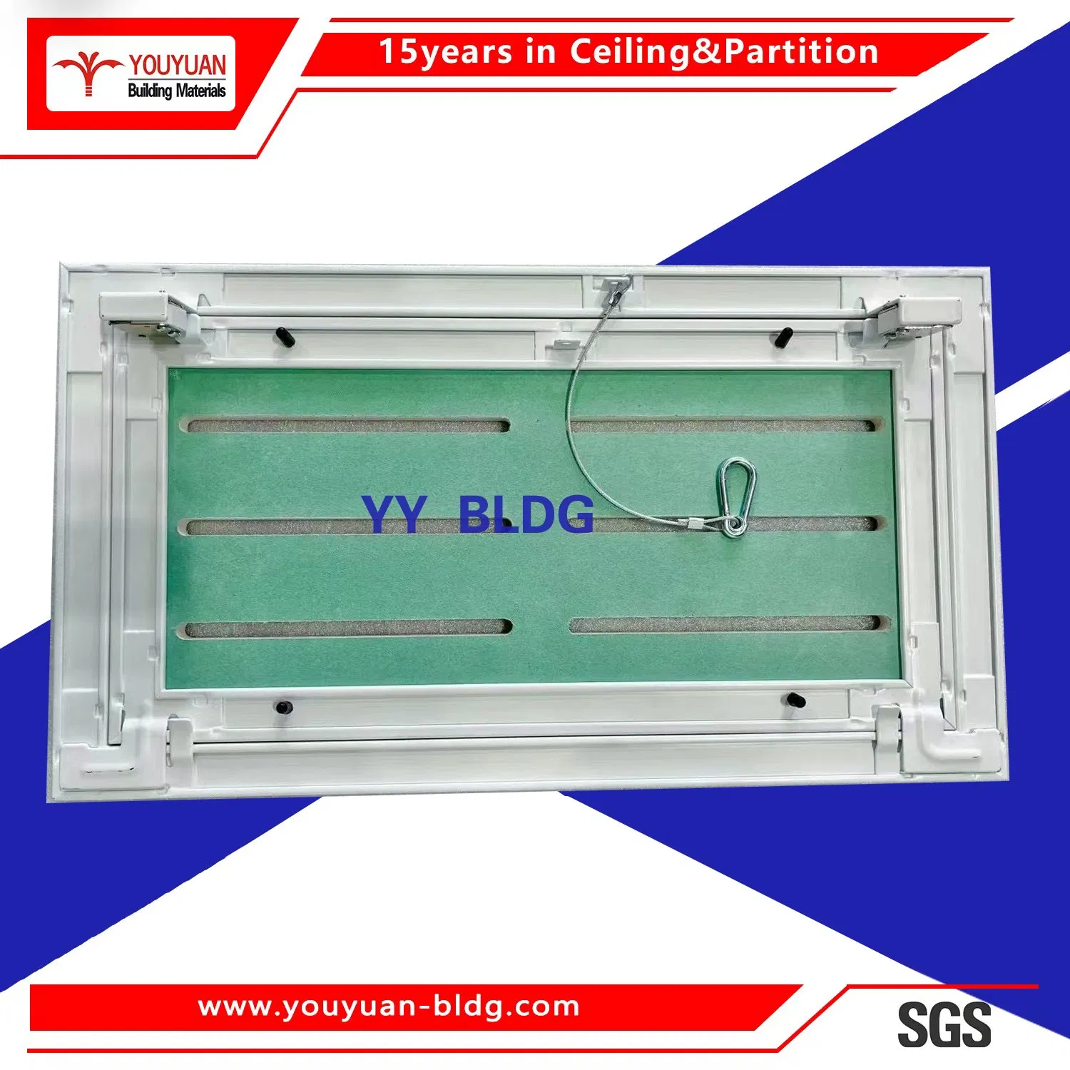 Drywall Gypsum Panel with PVC Frame Ceiling Access Panel for Tile Board