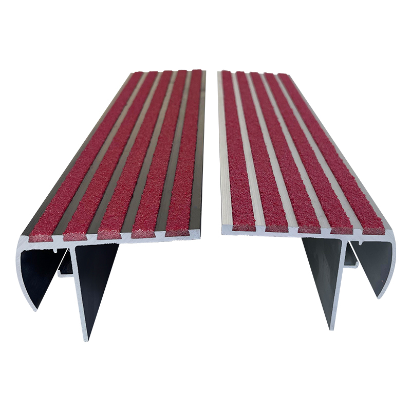 Carborundum Anti Slip Stair Nosing and Step Corner Strip Protector Luminescent