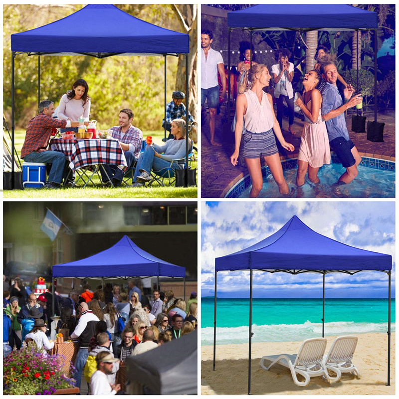 Прочный складной тент-навес с колесами и сумкой