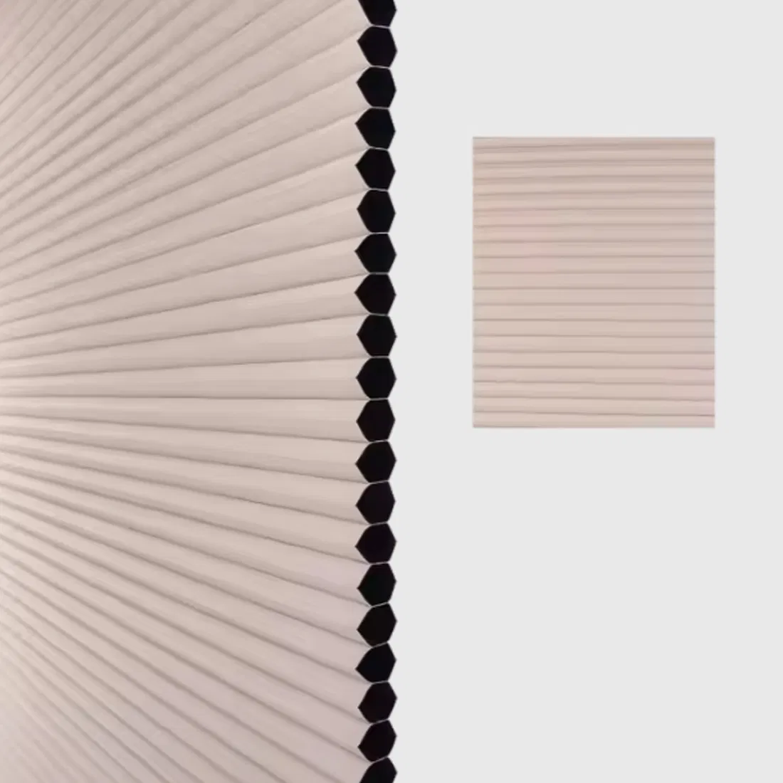 Custom Blackout Soundproof Window Honeycomb Shades Cellular Blinds Non-Woven Fabric