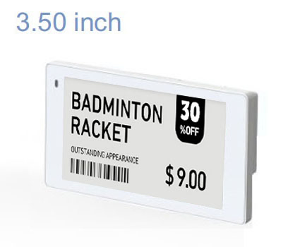 Customied 3.5 Inch Eink Screen and Electronic Reader for Smart Digital Price Tags and Electronic Shelf Label with 2.4G SDR Wireless Mode Instant Alert System