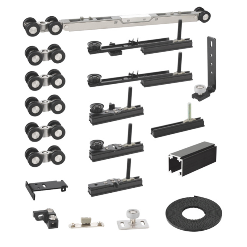 2025 Hot Selling Wholesale Priced Door Hardware System Linakge Roller with 80kg Narrow Aluminium Frame System Hardware Wheels Sliding Door Accessory