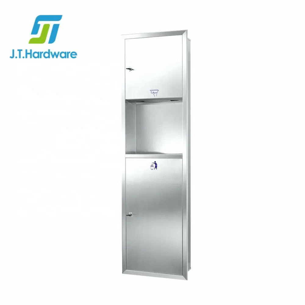 Встраиваемый держатель для бумаги и мусорный бак 2 в 1