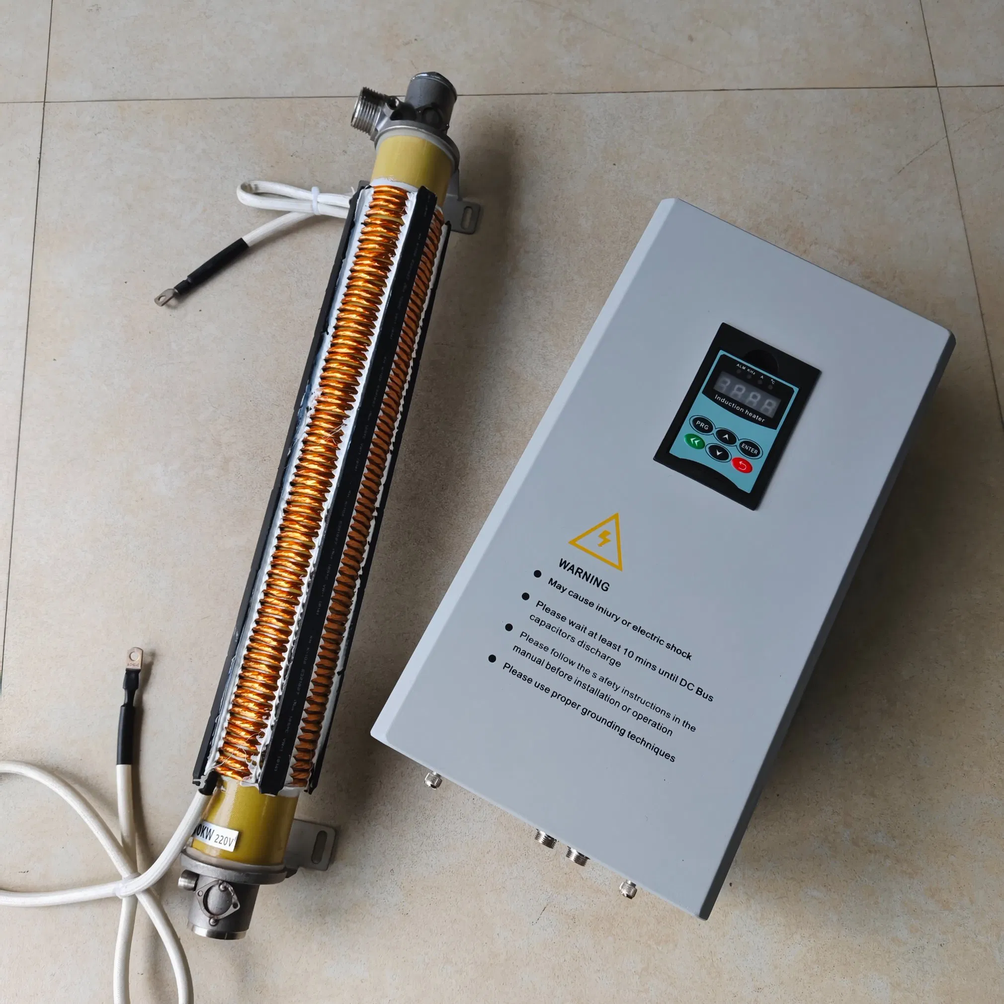 12kw China Stable Operation Electric Fireplace Safety Boiler Magnetic Induction Heater
