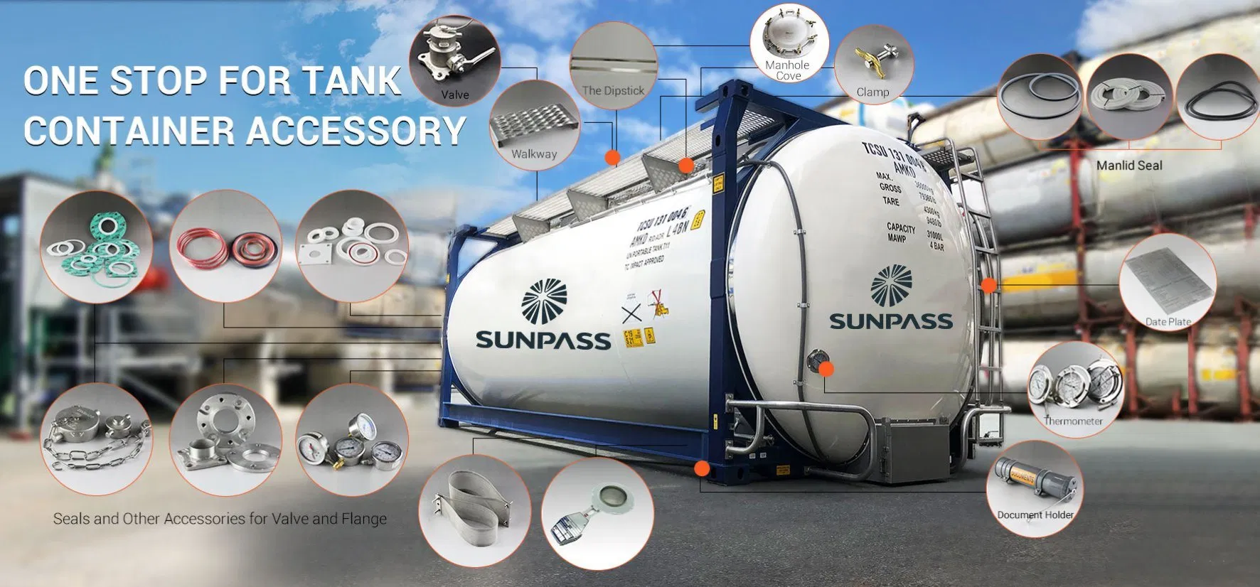 Isotank Chemical Liquid Transportation Fiberglass Cladding FRP Flat Sheet Panel GRP Cladding